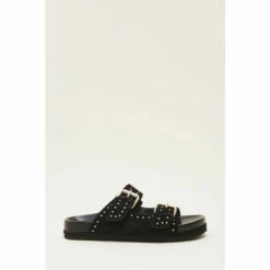 Phase Eight Black Double Buckle Sandals