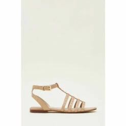 Phase Eight Brown Gladiator Flat Sandals