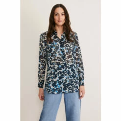 Phase Eight Blue Nell Floral Shirt