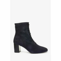 Phase Eight Blue Lace Up Leather Boots