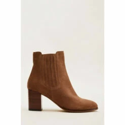 Phase Eight Camila Tan Brown Suede Ankle Boots