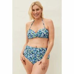 Phase Eight Blue Ayara Ditsy Floral Bikini Briefs