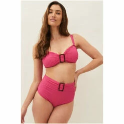 Phase Eight Pink Annabelle Textured Tankini Briefs