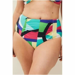 Phase Eight Multi Sedinia Abstract Print Natural Bikini Briefs