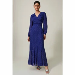 Phase Eight Purple Maeva Embellished Maxi Dress