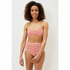 Phase Eight Orange Isabellle Zebra Bikini Briefs