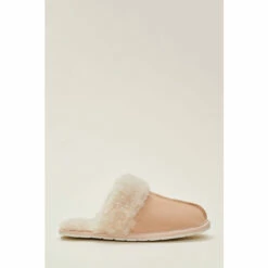 Phase Eight Natural Neutral Katia Mule Suede Slippers