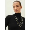 Phase Eight Black Maxi Resin Necklace